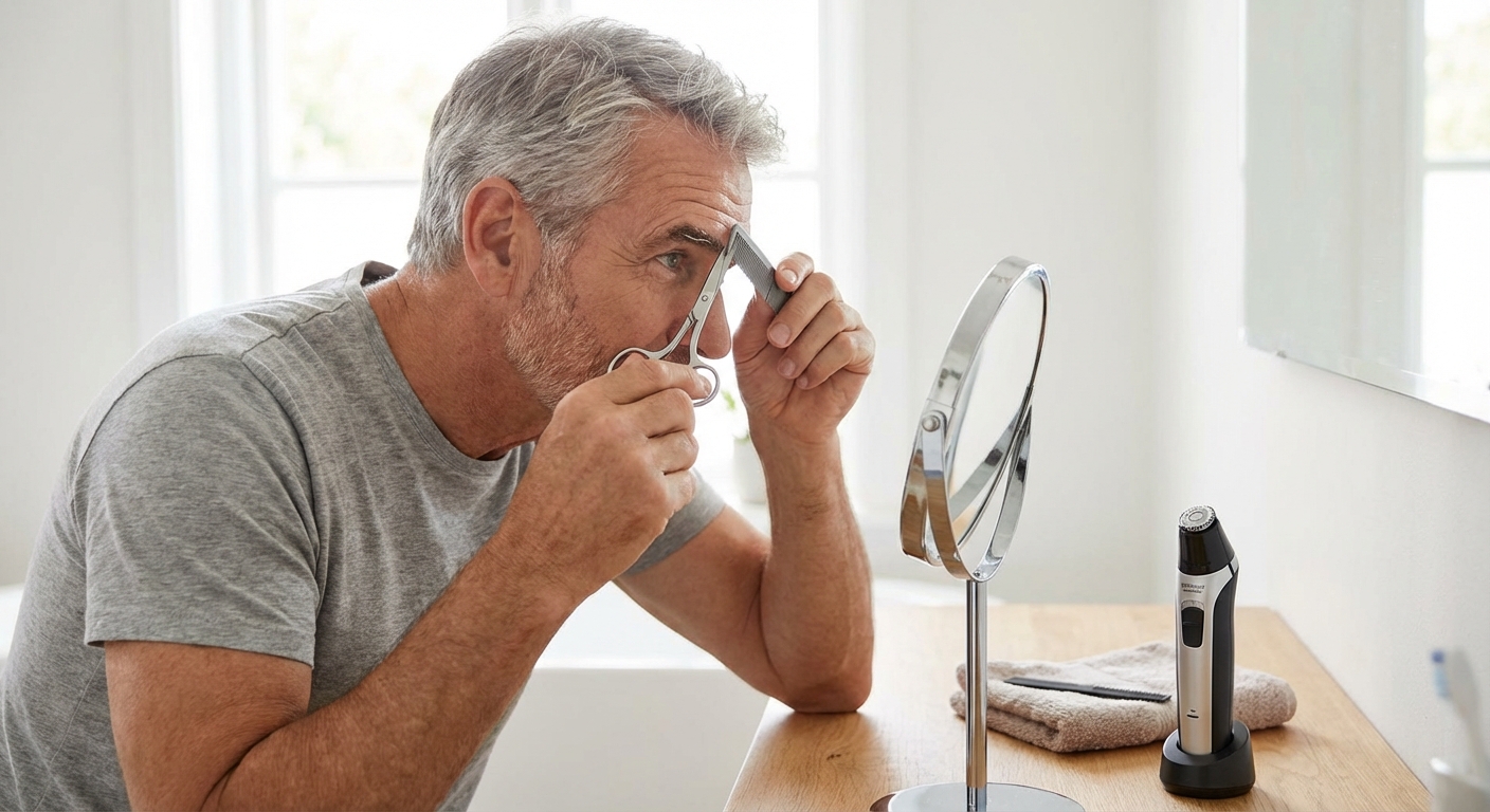 Eyebrow and Ear Hair Grooming Tips Every Man Over 60 Should Know