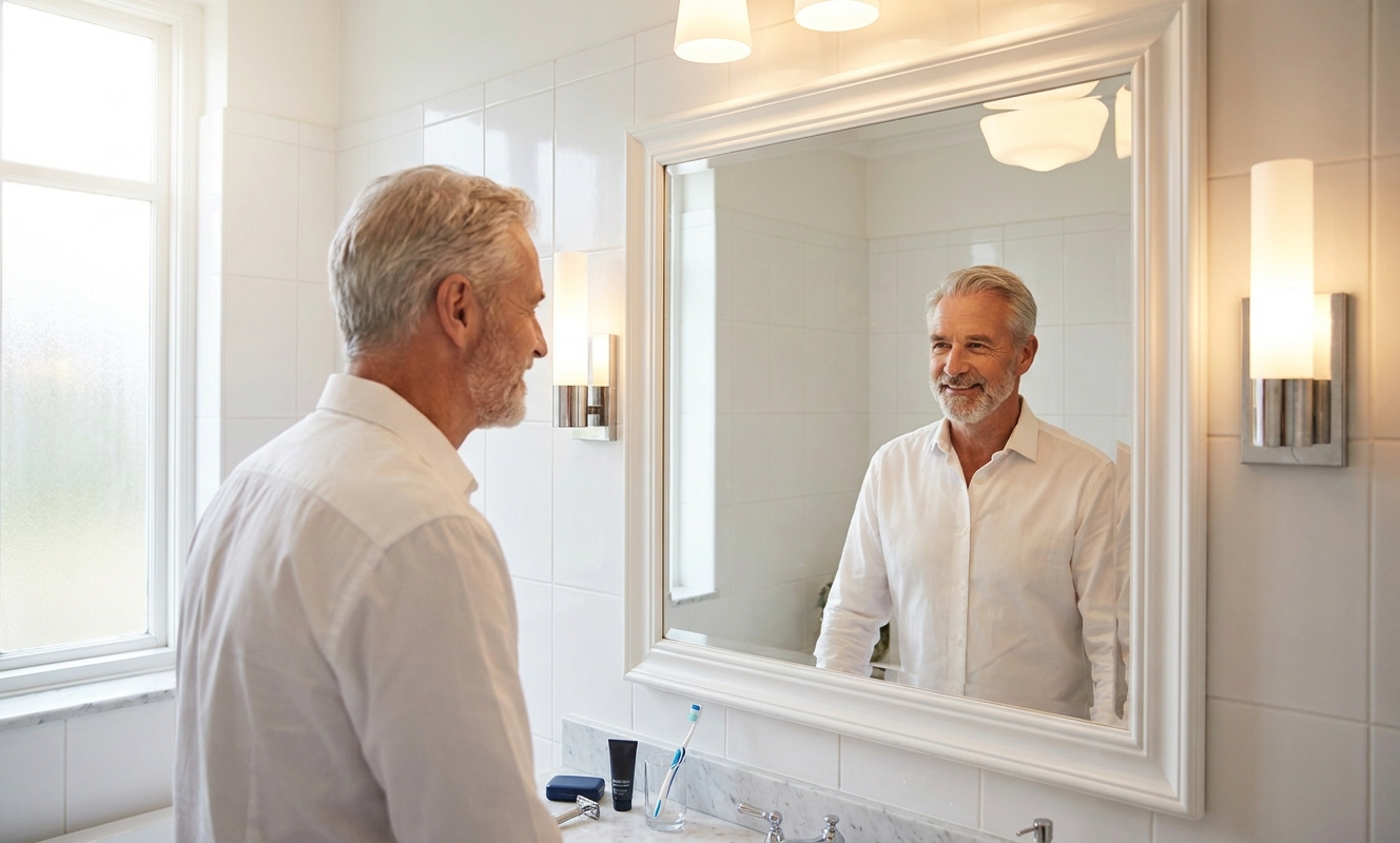 Why the Lighting in Your Bathroom Is Sabotaging Your Grooming Routine